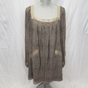 Ted Baker Square neck tunic dress size 10